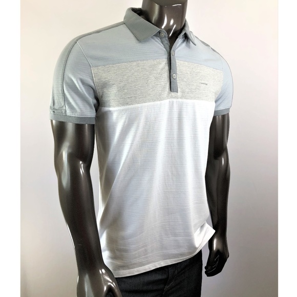 calvin klein liquid cotton polo slim fit
